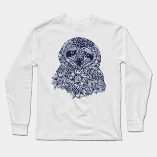 Mandala of Sloth Long Sleeve T-Shirt